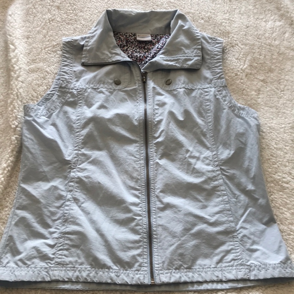 Light blue Columbia vest